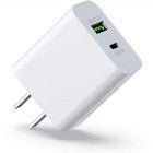 20W USB C Wall Charger Dual Port PD + QC3.0 Fast Charging Block iPhone Samsung
