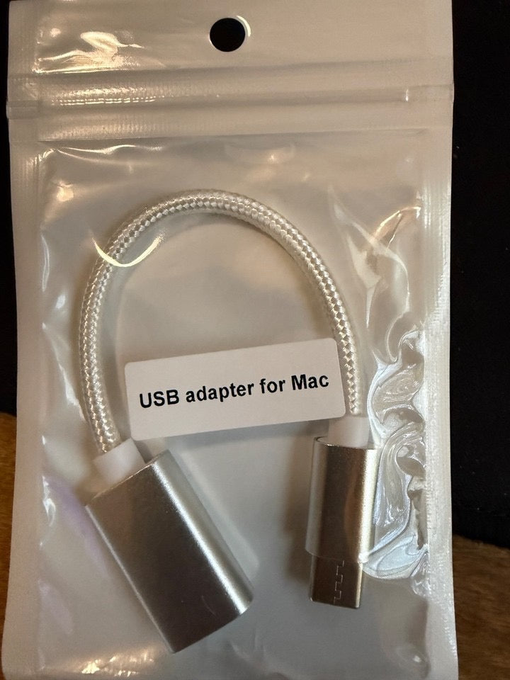 USB-C to USB-A OTG Adapter Cable – USB 3.1, 1 in, Male to Female
