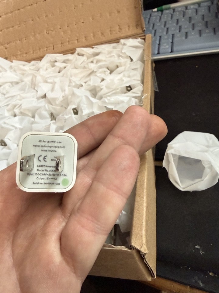 10 Pack USB-A Charging block  10 packs