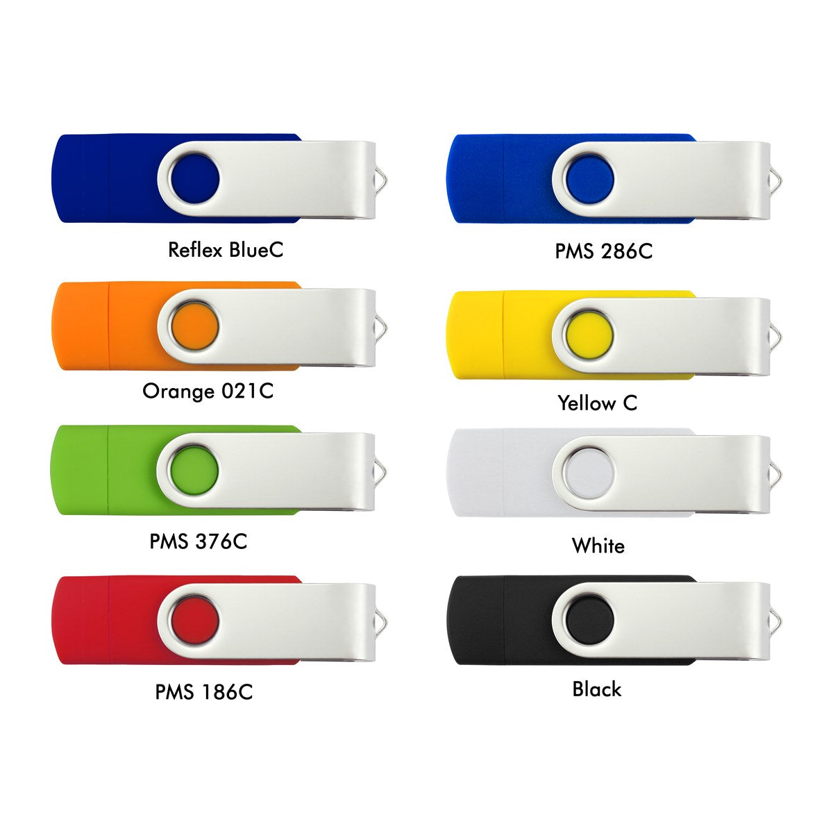 Custom Logo USB Flash Drive OTG58 Type-C – 30 Pack